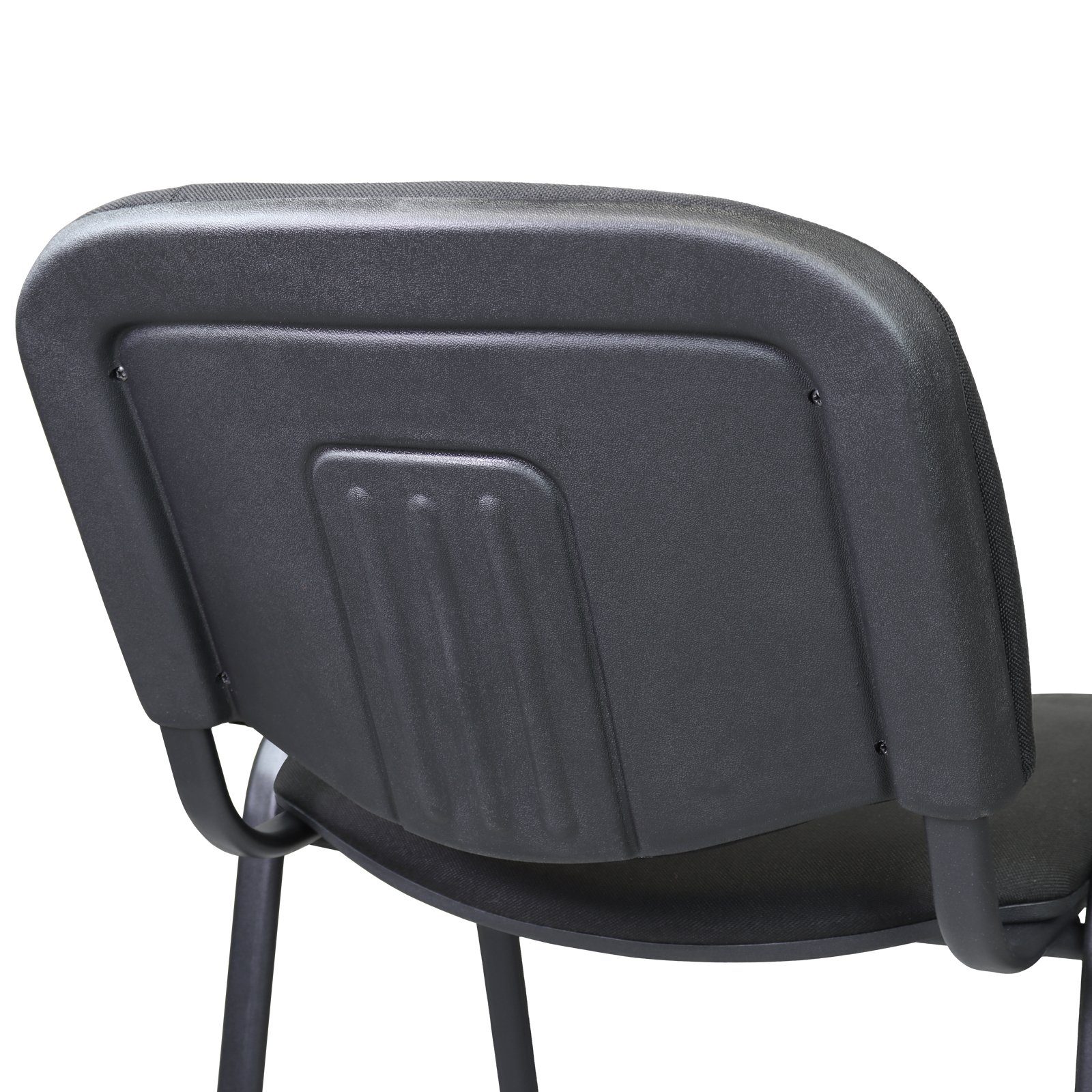 PROREGAL® Stapelstuhl Stapelstuhl Blackbird, HxBxT 78x54x60cm, stapelbar, Schwarz