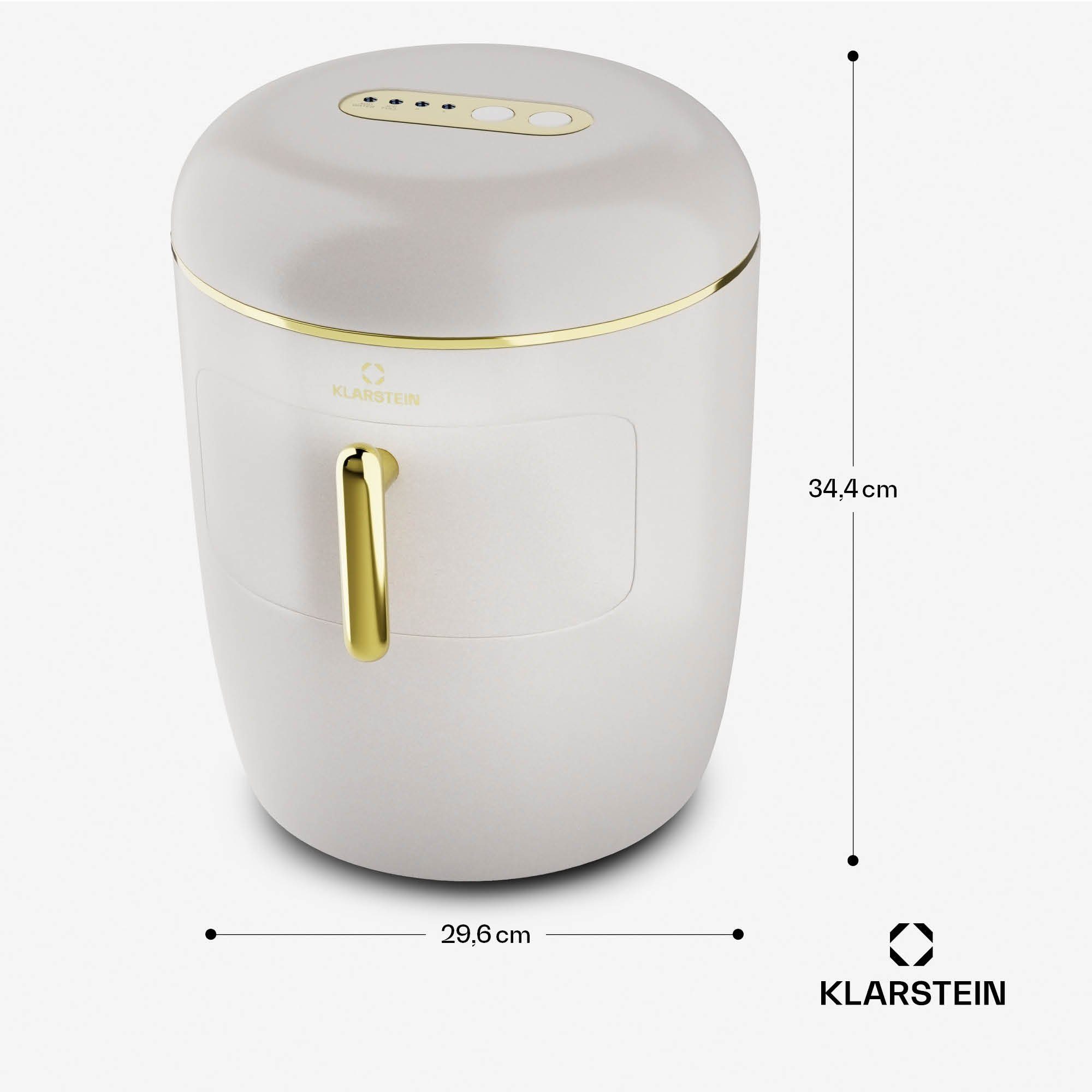 Klarstein Eiswürfelmaschine Passau, Elektrischer Eiswürfelbereiter 15kg/24h Wassertank 2,3 L