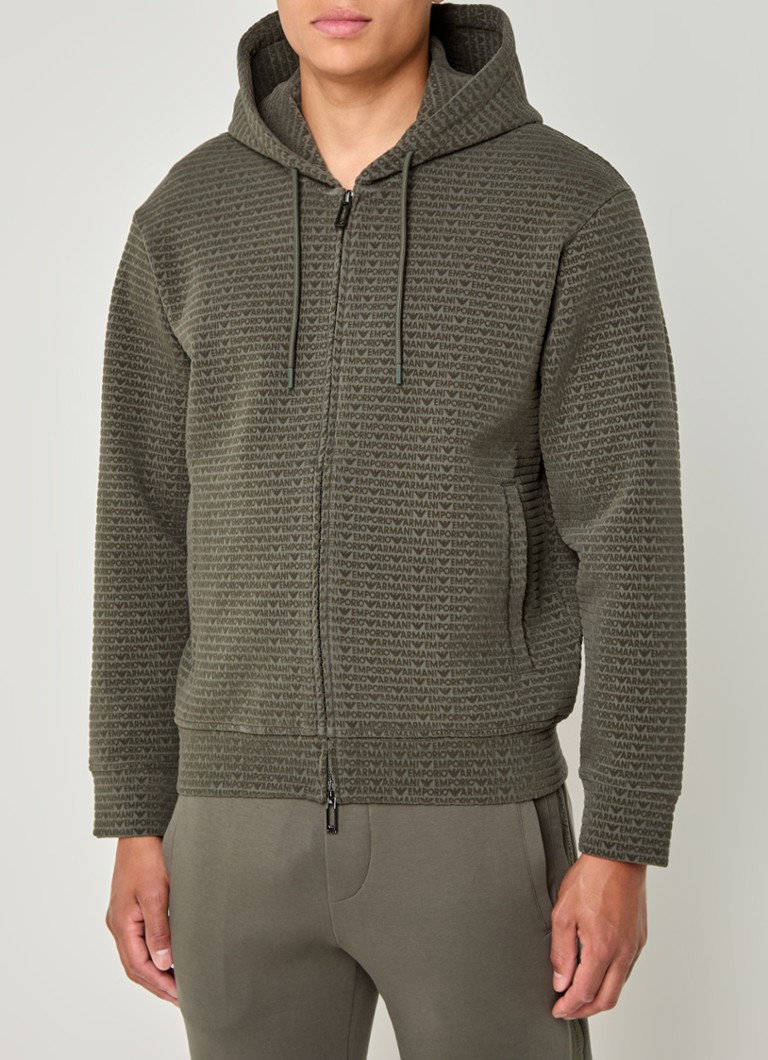 Emporio Armani Hooded sweatshirt with logo print