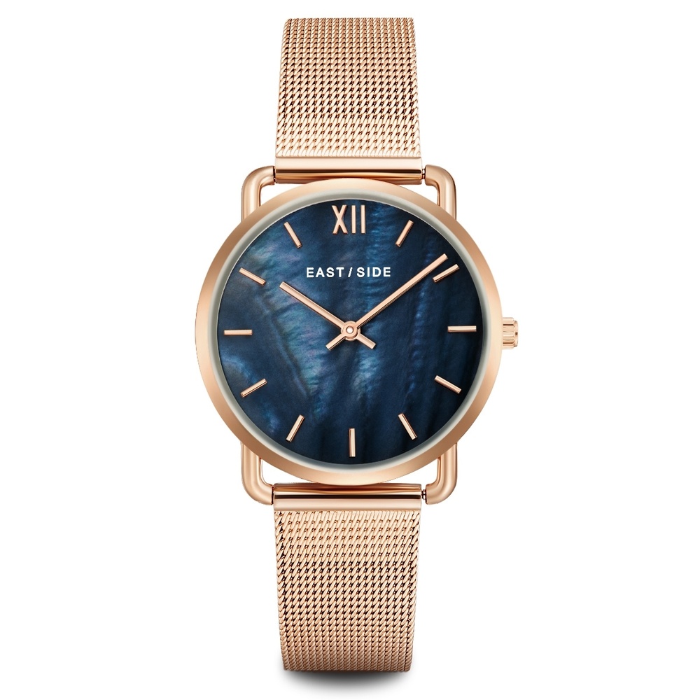 EASTSIDE Montre à quartz Pearl Moon en Or rose Acier inoxydable en Or rose Montre