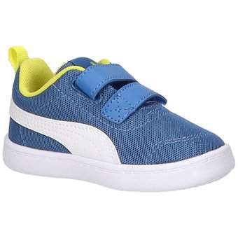 PUMA Courtflex v2 Mesh V Inf in blau