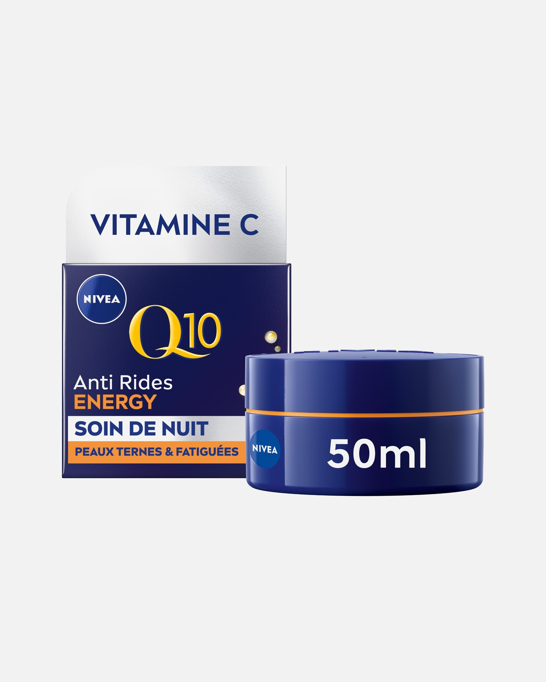 NIVEA Nachtcreme fürs Gesicht – Anti-Falten, Strahlender Teint, Vitamin C