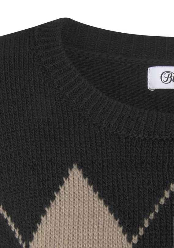 Rhombenpullover
