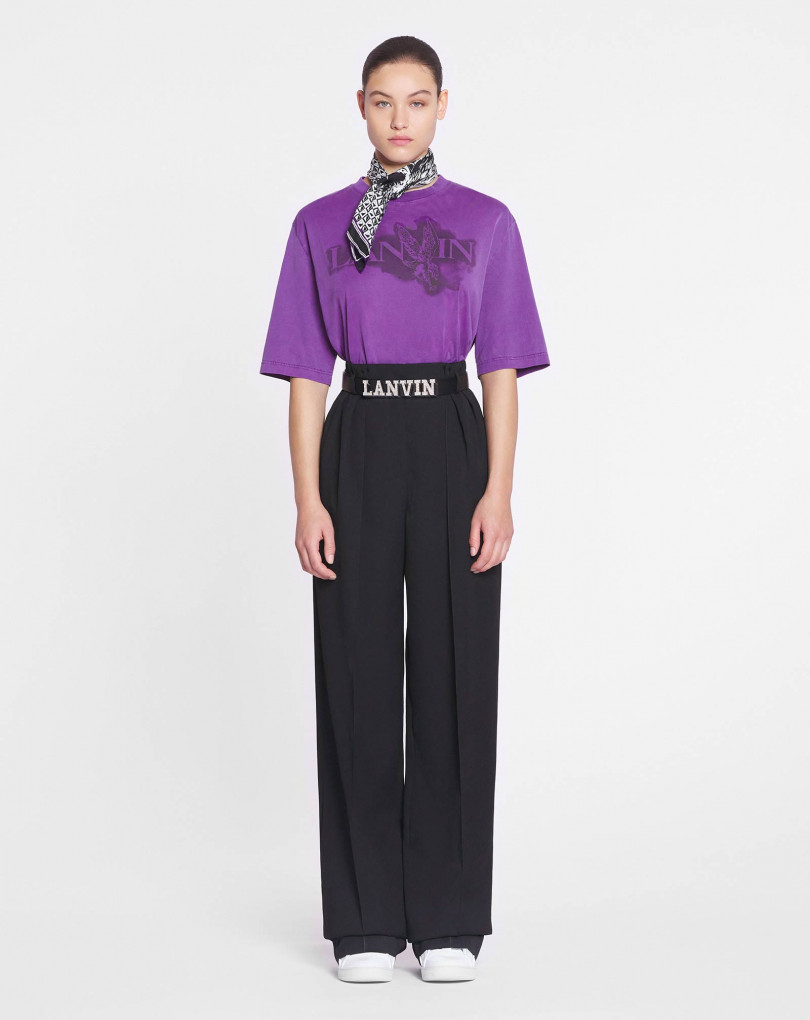 T-SHIRT CLASSIQUE IMPRIMÉ AIGLE LANVIN X FUTURE