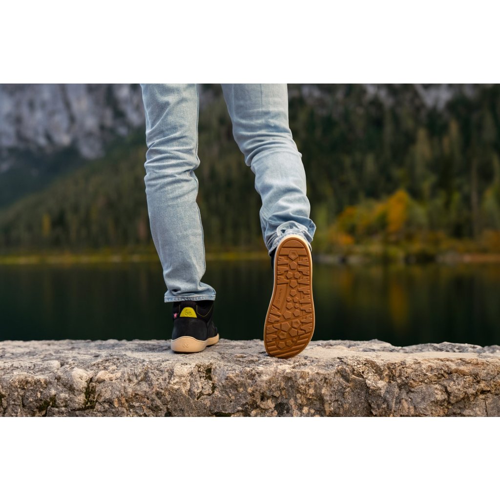 Be Lenka ArcticEdge Charcoal Black Barfußstiefeletten