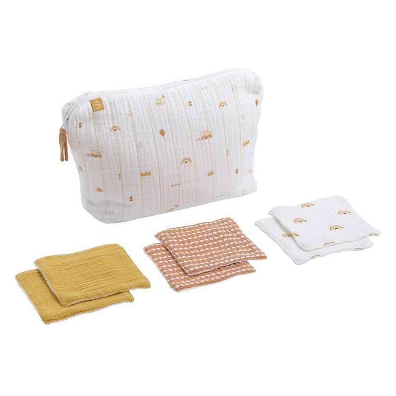 Trousse de toilette et carré éponge Sunlight