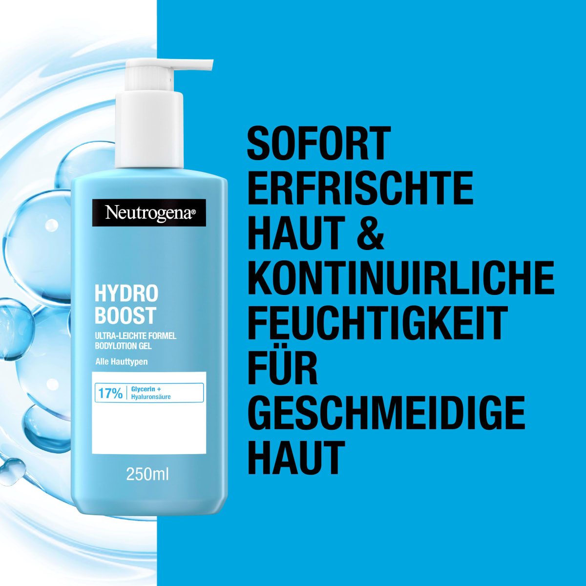 Bodylotion Gel Hydro Boost, 250 ml