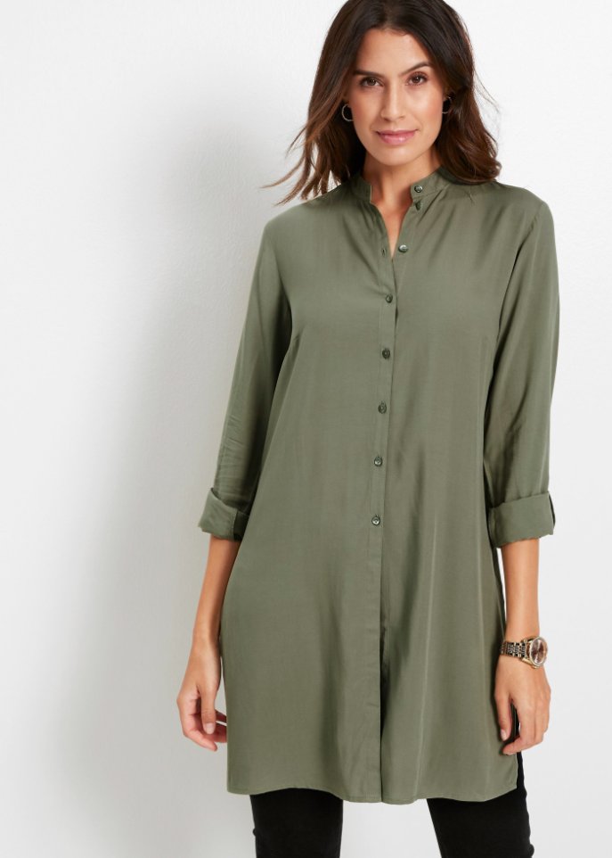 Viskose Longbluse