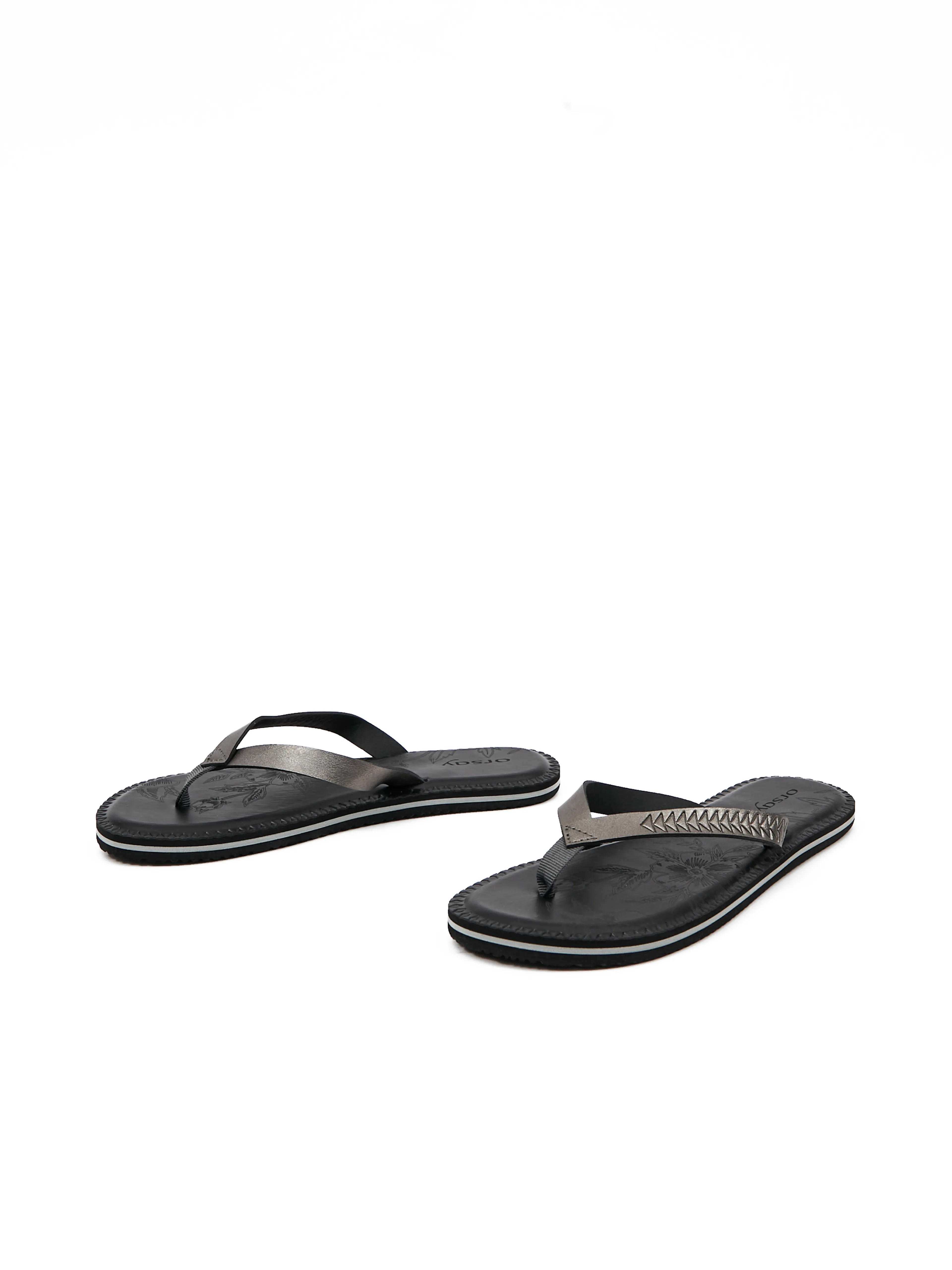 Schwarze Damen-Flip-Flops ORSAY