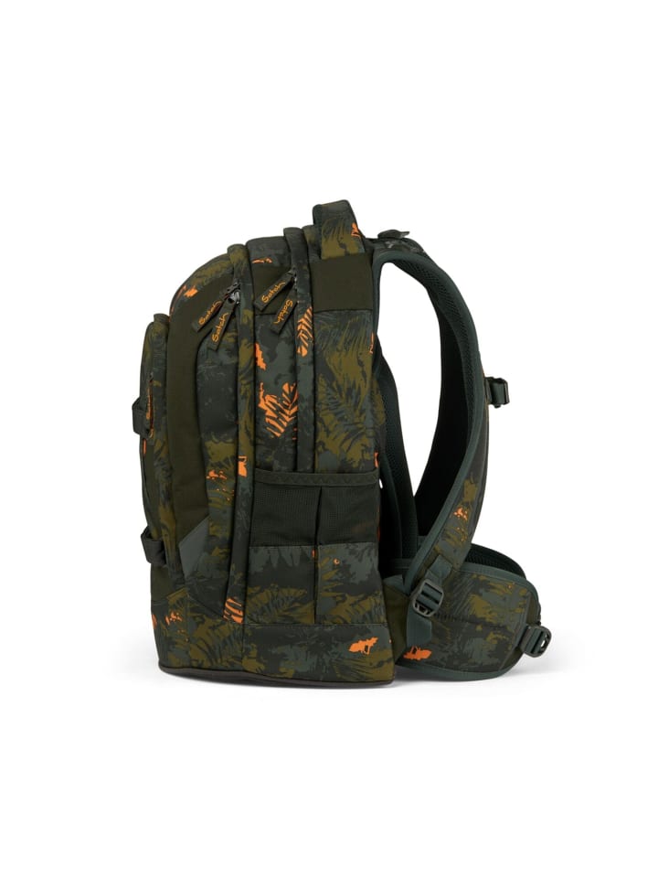 Satch Schulrucksack  Pack Jurassic Jungle in grün günstig kaufen onesize