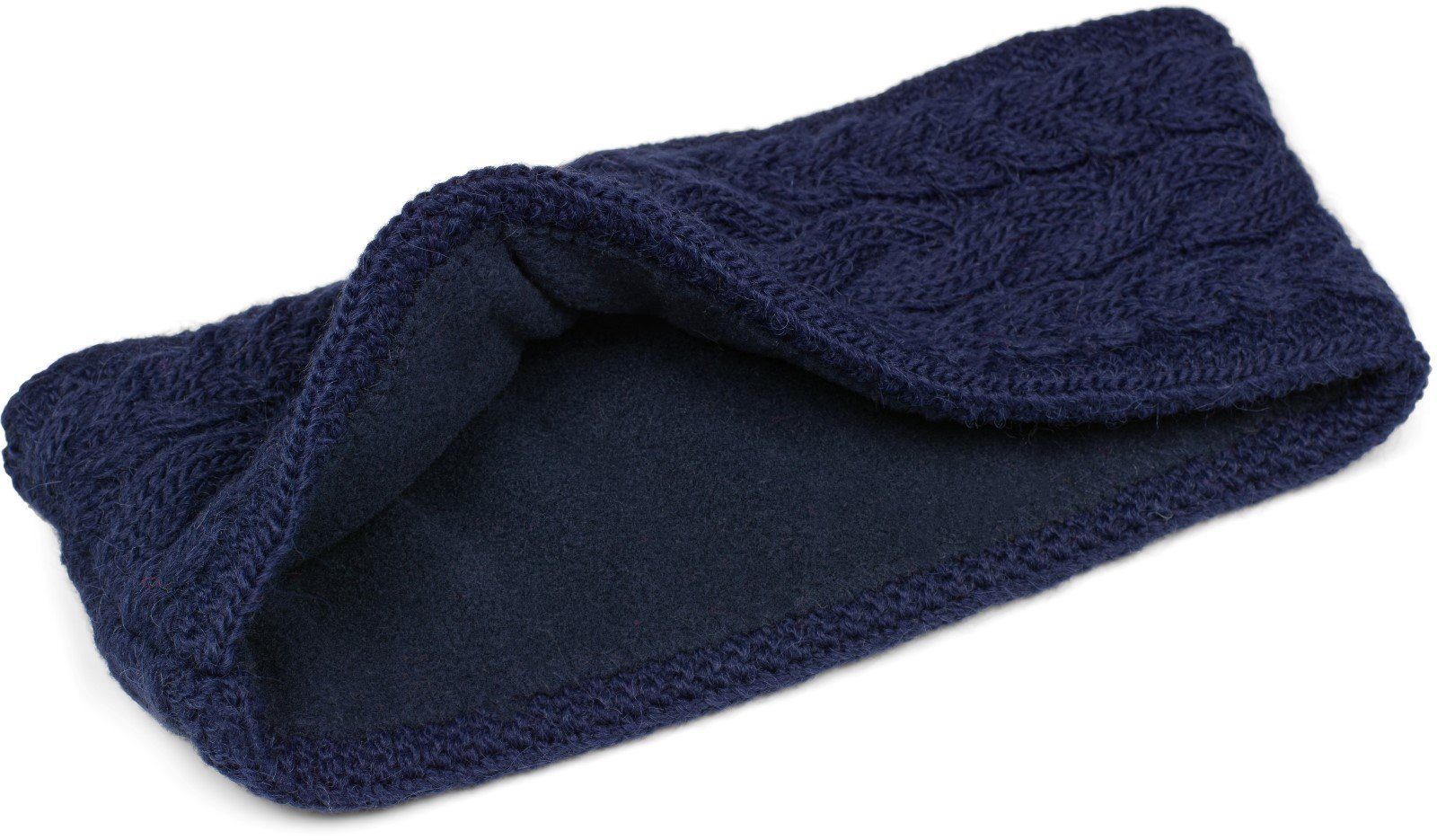 styleBREAKER Stirnband (1-St) Strick Stirnband mit Zopfmuster