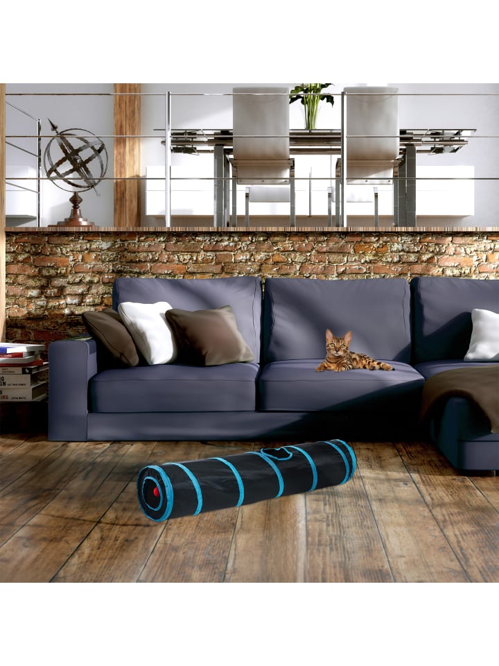 relaxdays Katzentunnel in Bunt günstig kaufen onesize