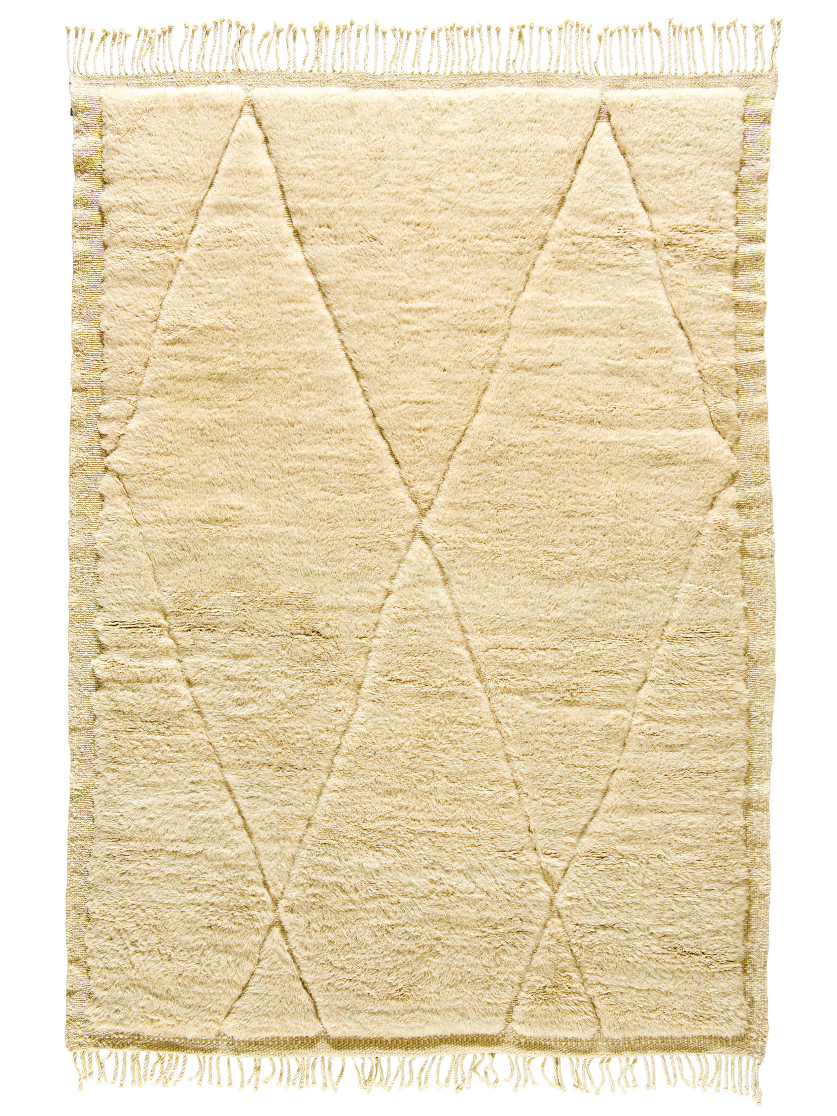 Beni Ourain ca. 200 x 285 cm, Unikat / Einzelstück