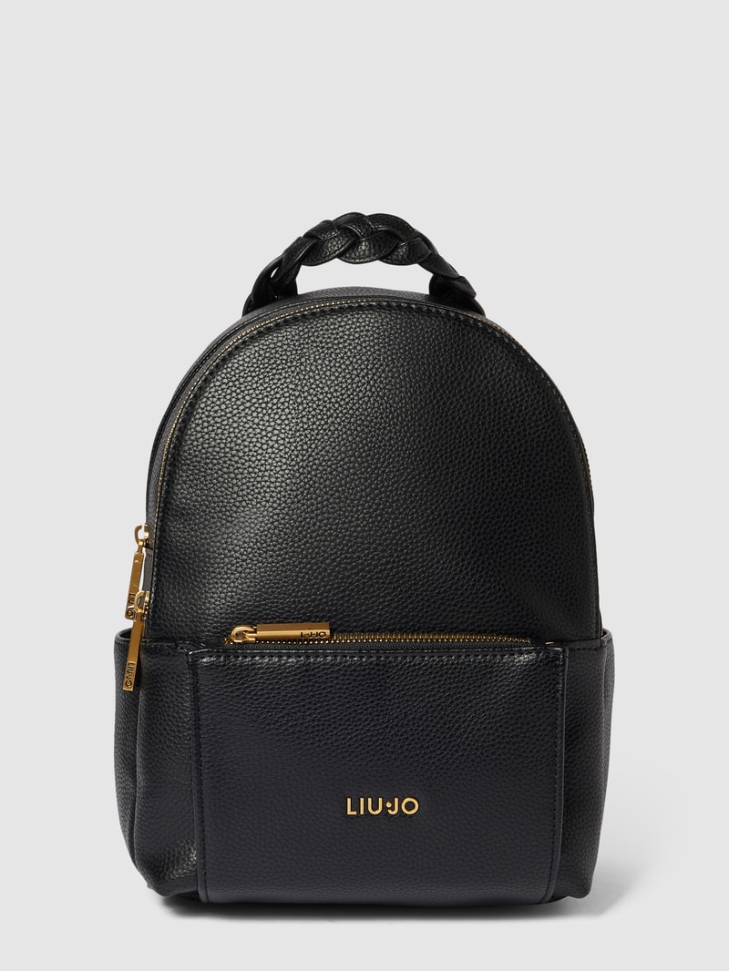Rucksack mit Strukturmuster Modell 'Arizona' in schwarz