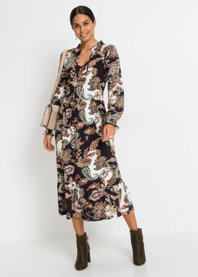 Jerseykleid aus nachhaltiger Viskose