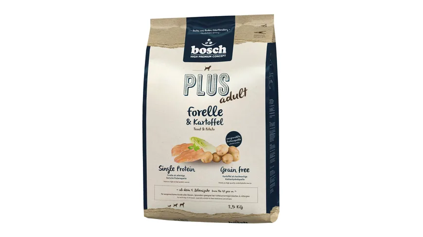 bosch Dog Hundetrockenfutter HPC Plus Forelle & Kartoffel 2,5kg 2.5 kg