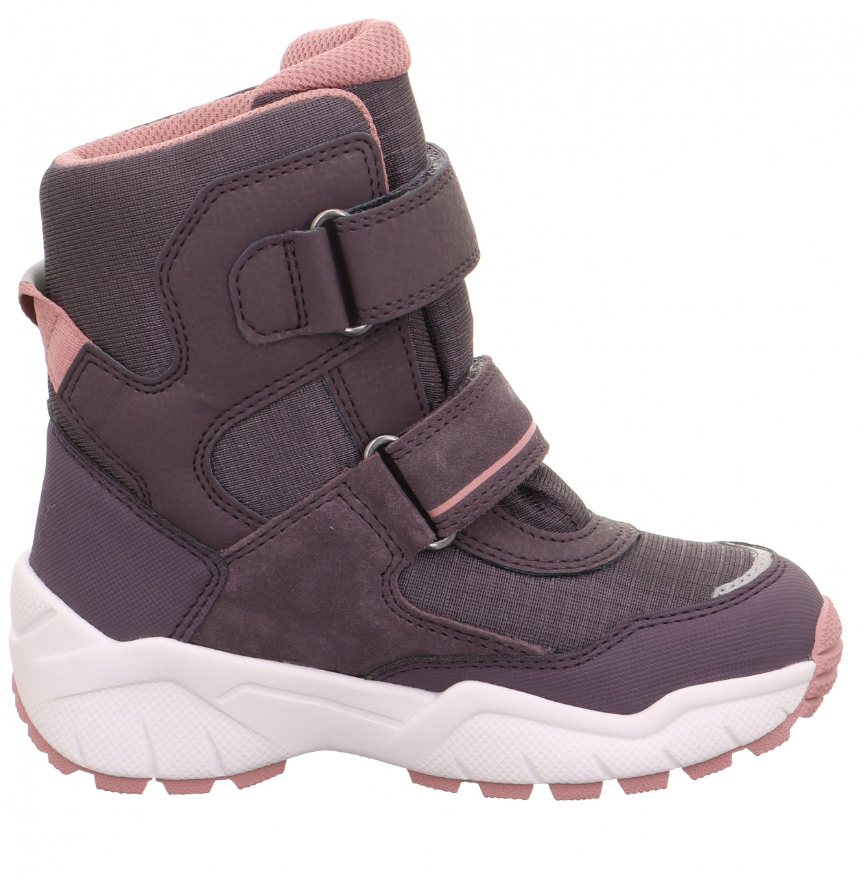 CULUSUK 2.0 - Lila/Rosa Boots mit Klettverschluss