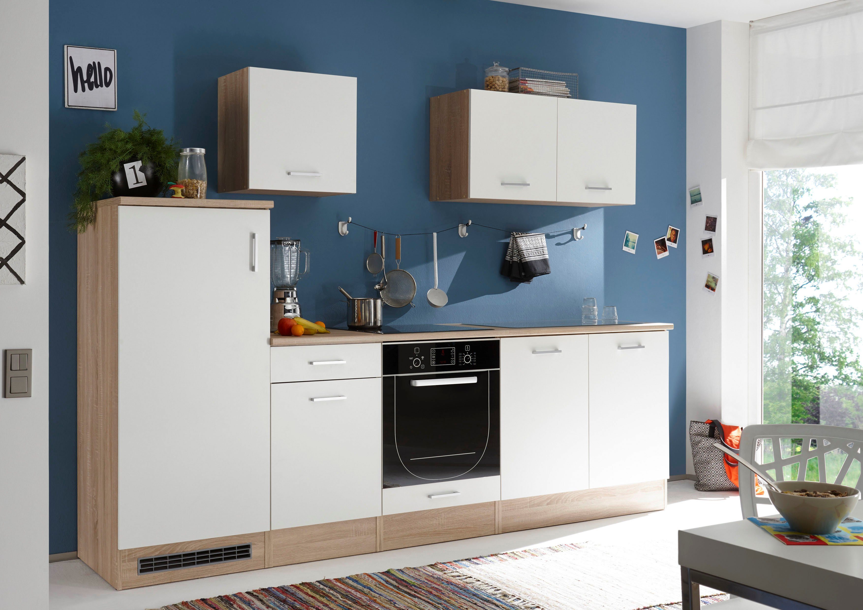 BASIC by Balculina Küchenzeile Andy, Breite 270 cm, wahlweise mit E-Geräten