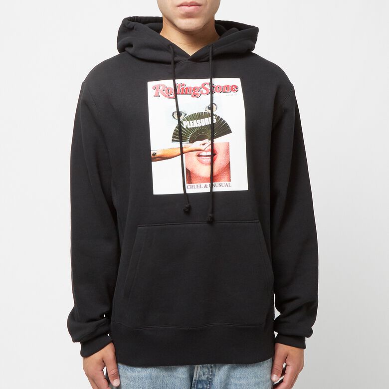 Pleasures Rolling Stone Hoodie Black