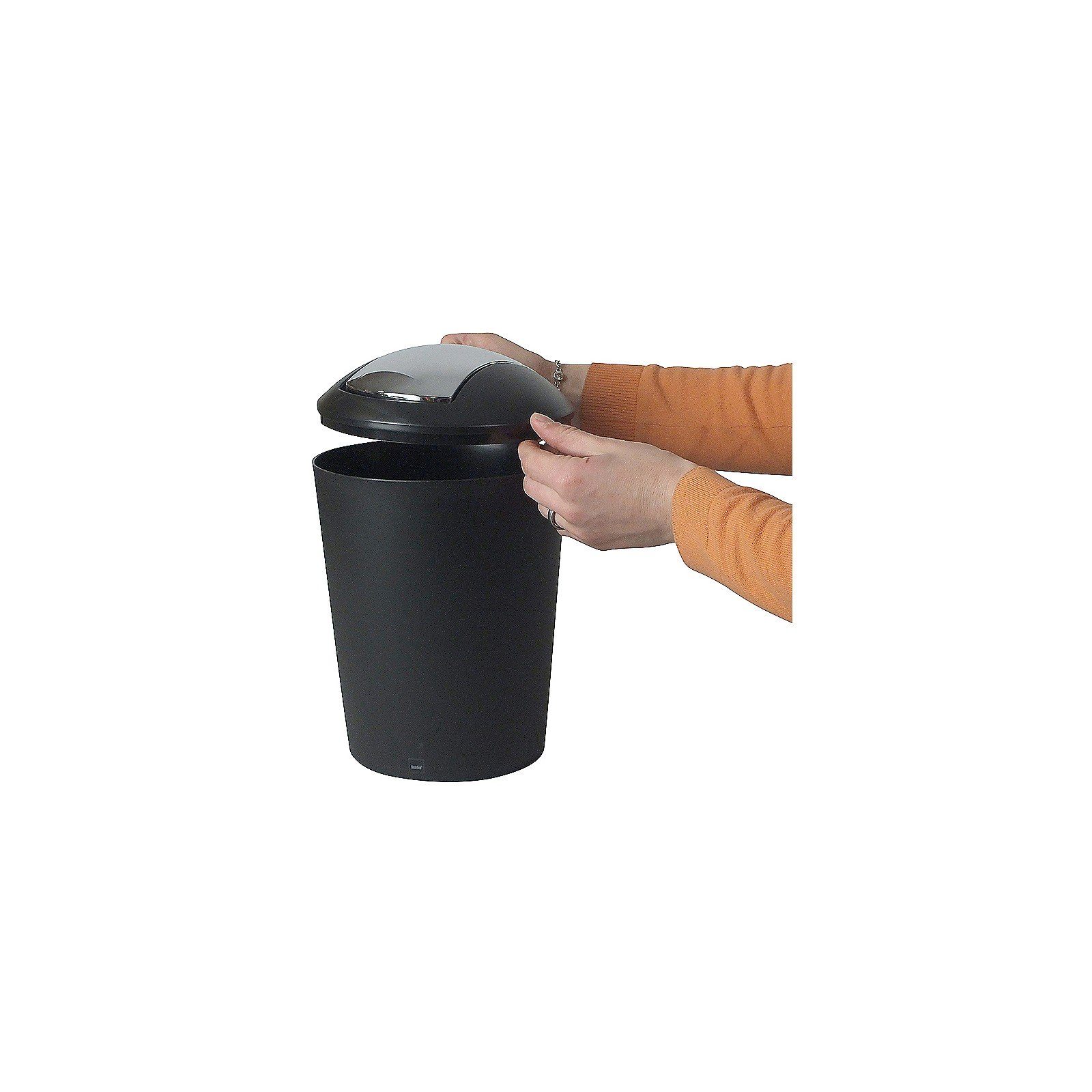 kela Kosmetikeimer Marta, 5 Liter, Schwingdeckeleimer, Deckel abnehmbar, matte Optik, Kunststoff