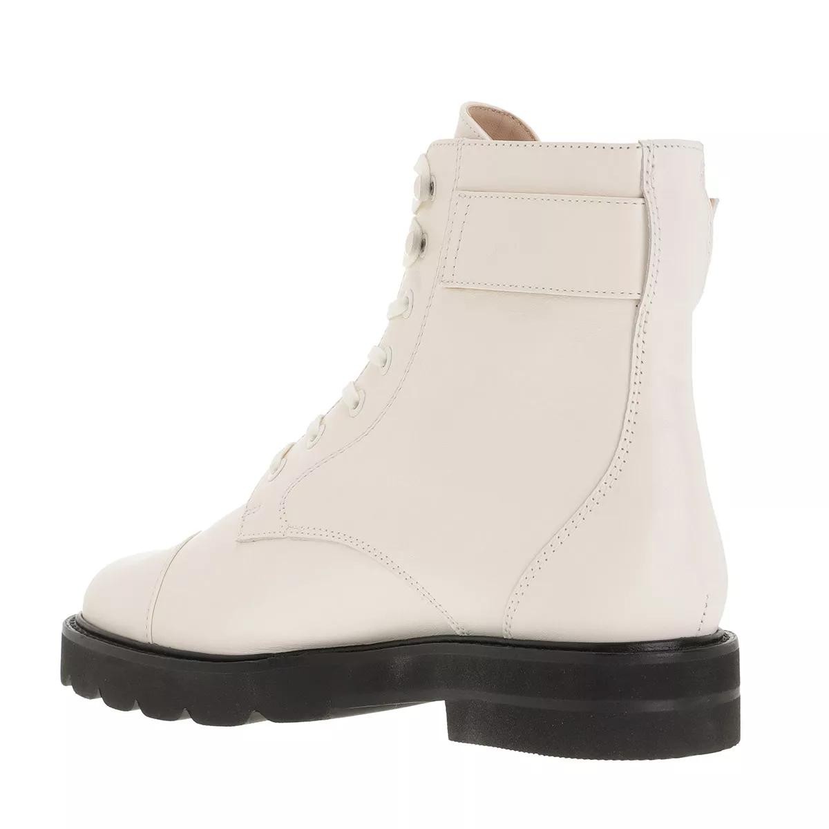 STUART WEITZMAN Stiefeletten weiss Schnürstiefel
