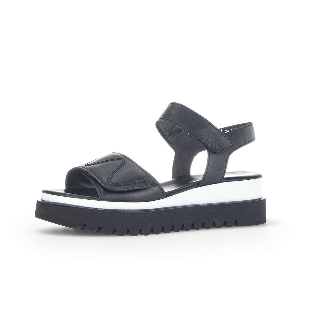 Gabor fashion Keilsandalette schwarz