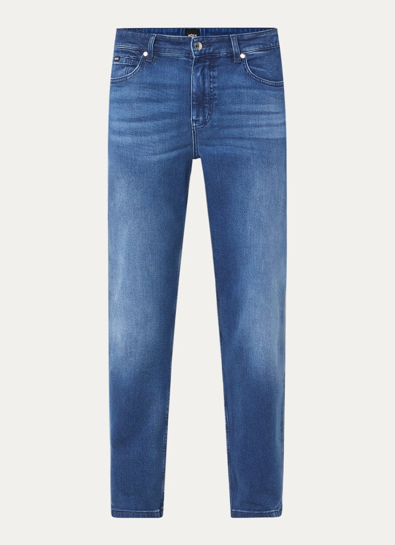 Calça jeans HUGO BOSS H-Re.Maine de corte regular, lavagem média.