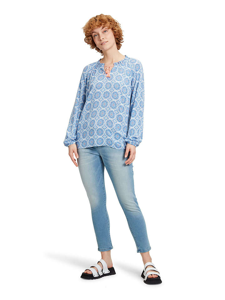 CARTOON Bluse in Hellblau günstig kaufen