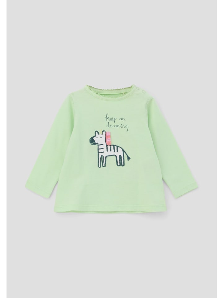 s.Oliver T-Shirt langarm in Grün günstig kaufen
