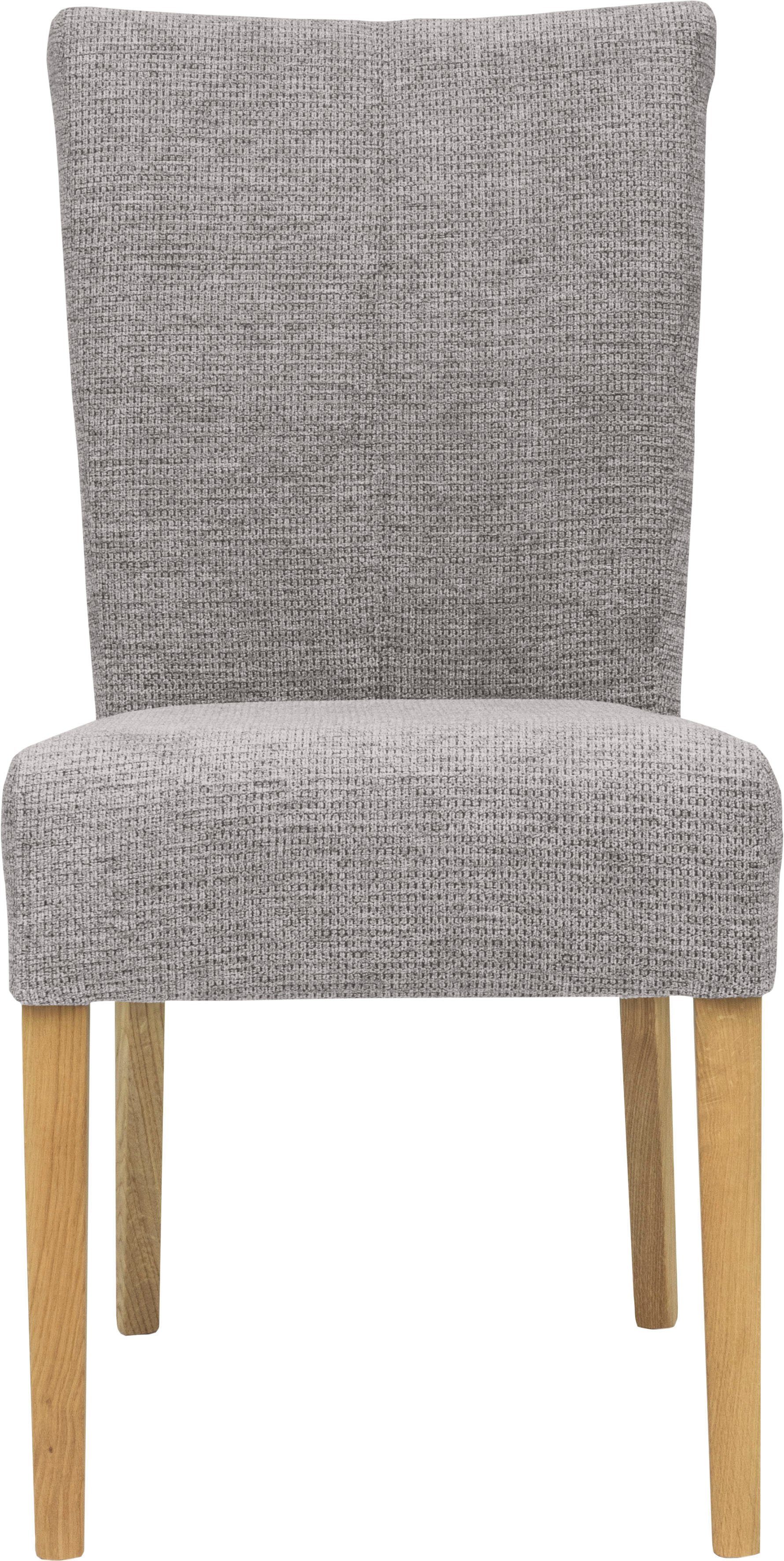 Home affaire 4-Fußstuhl Queen (Set, 2 St), bezogen mit Web- oder Strukturstoff, Microfaser oder Kunstleder