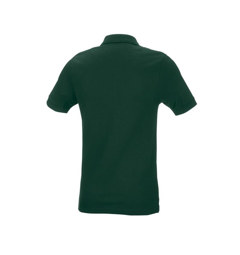 e.s. Piqué-Polo cotton stretch, slim fit