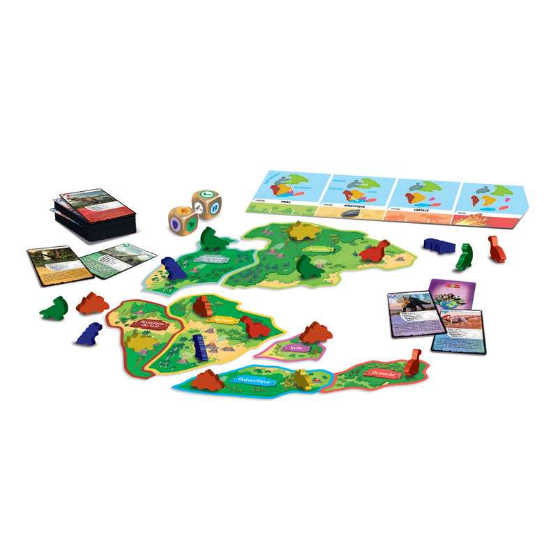 Jeu de société Défis nature Le grand jeu Dinosaures Bioviva