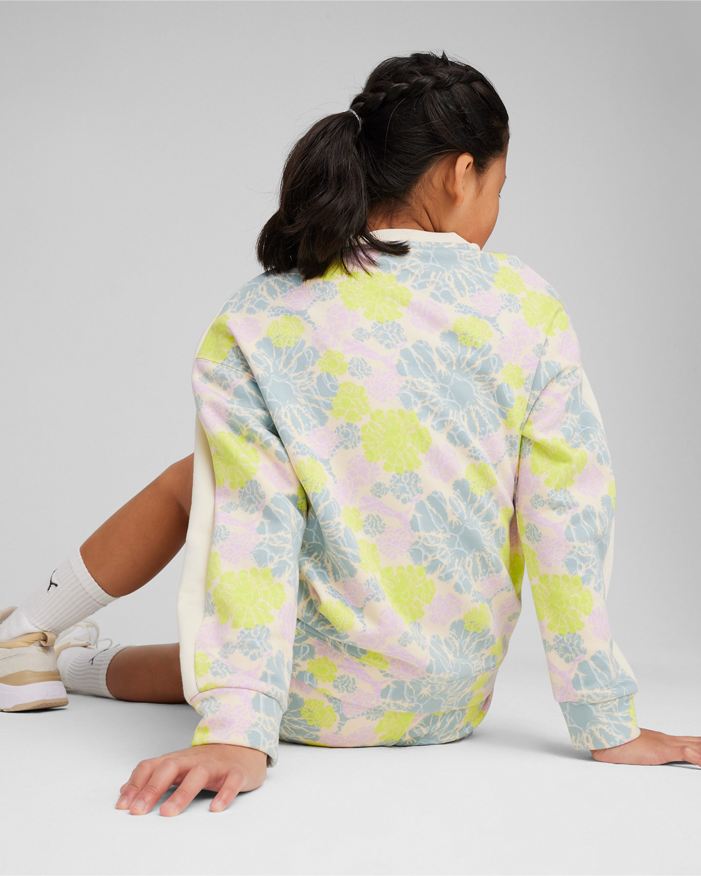 Felpa Puma T7 Girl Flower Jr 624445-87