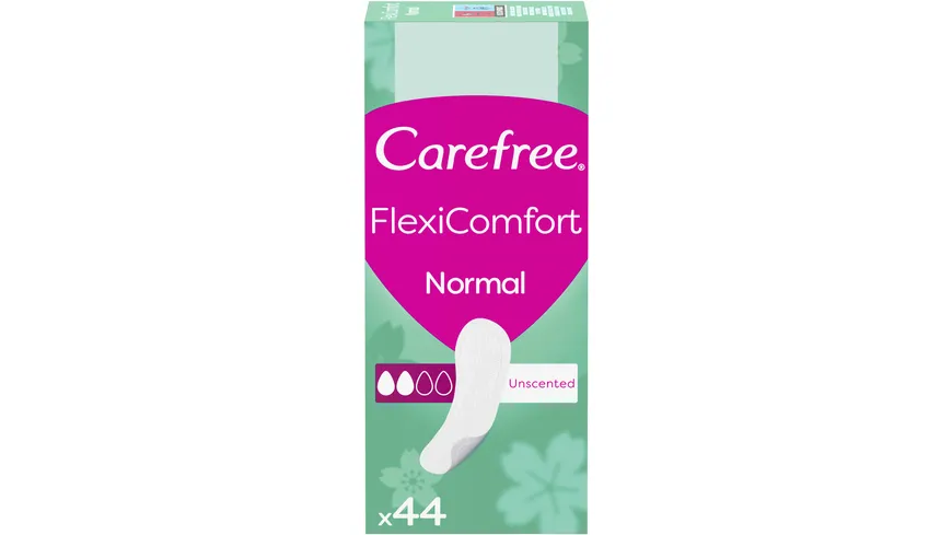 Carefree FlexiComfort Normal x44 Slipeinlagen ohne Duft
