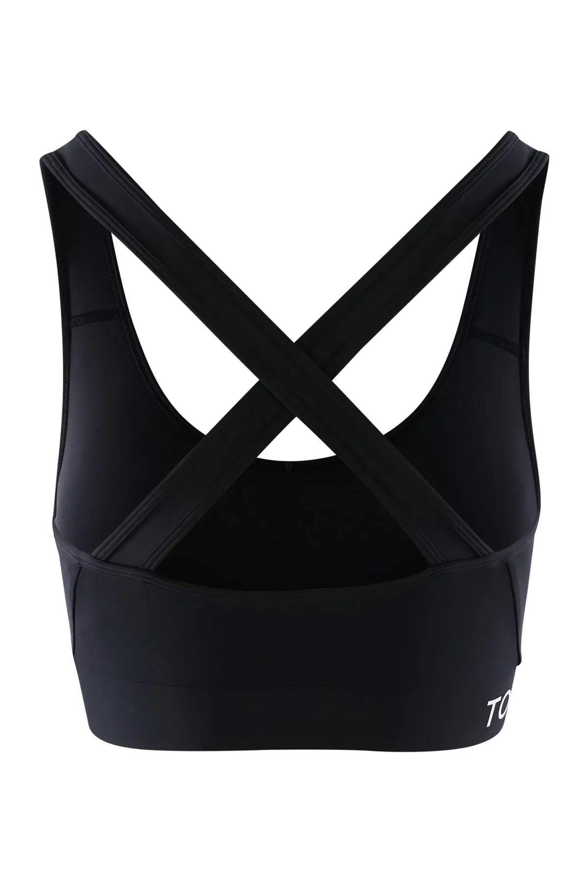 Tom Tailor  Sport-BH - Schwarz - Unifarben