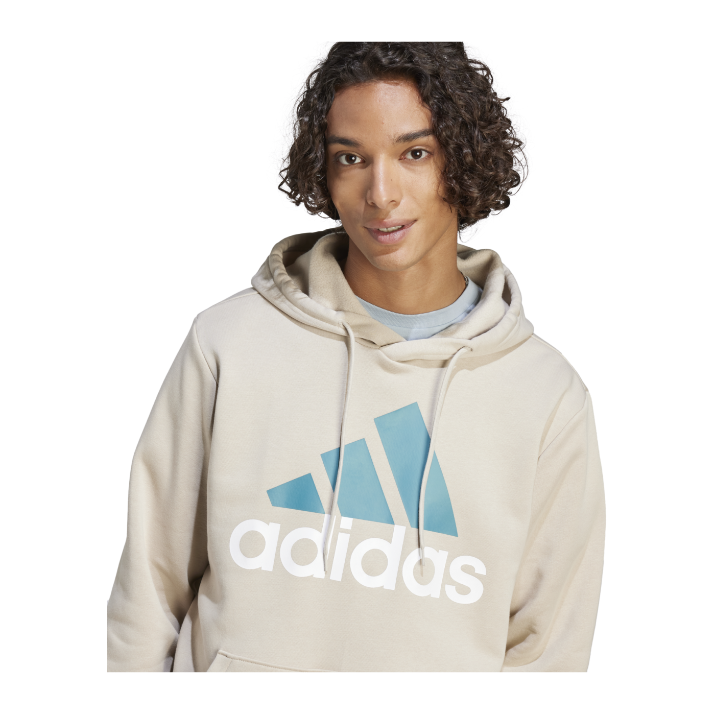 adidas Essentials Fleece Hoody Beige