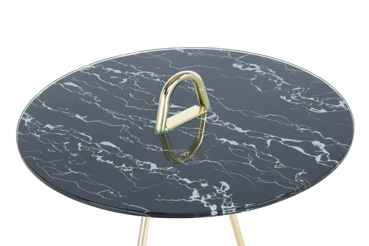 Kayoom Beistelltisch Pendulum 525 Gold / Schwarz