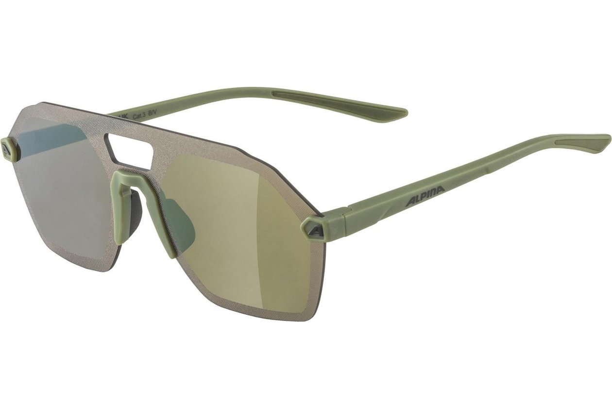 Alpina Beam I olive matt / bronce mirror lens