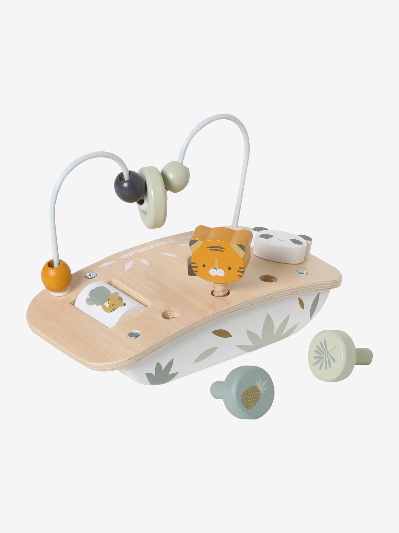 Vertbaudet Baby Mini-Spieltisch, Holz FSC - mehrfarbig/kirsche+sonne