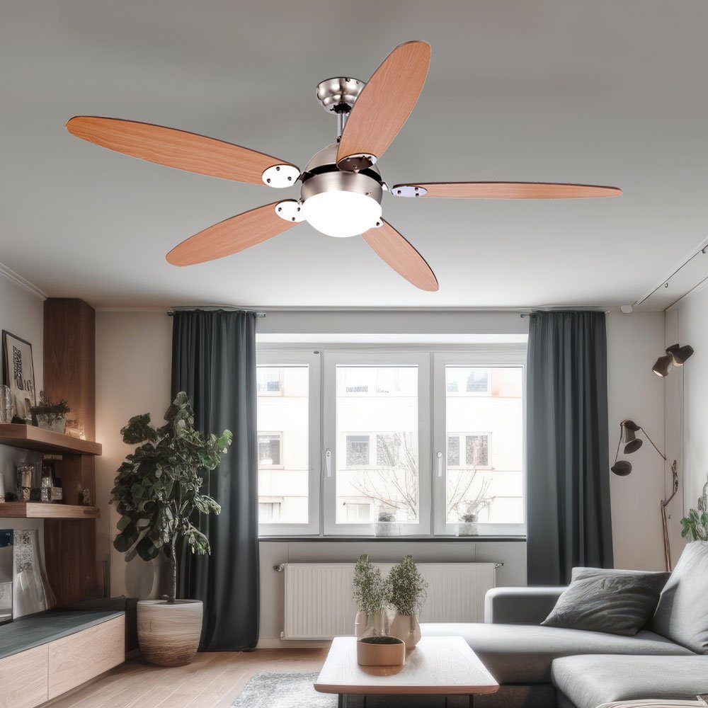 Globo Deckenventilator, Smart Home Decken Ventilator Alexa Google App Leuchte dimmbar im Set
