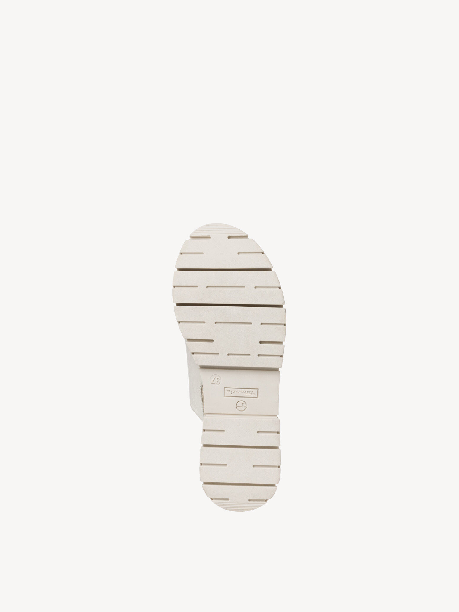 Mule en cuir - blanc