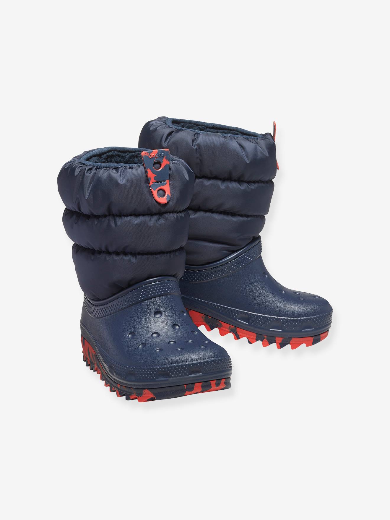 Crocs Baby Stiefel CLASSIC NEO PUFF BOOT T CROCS - nachtblau