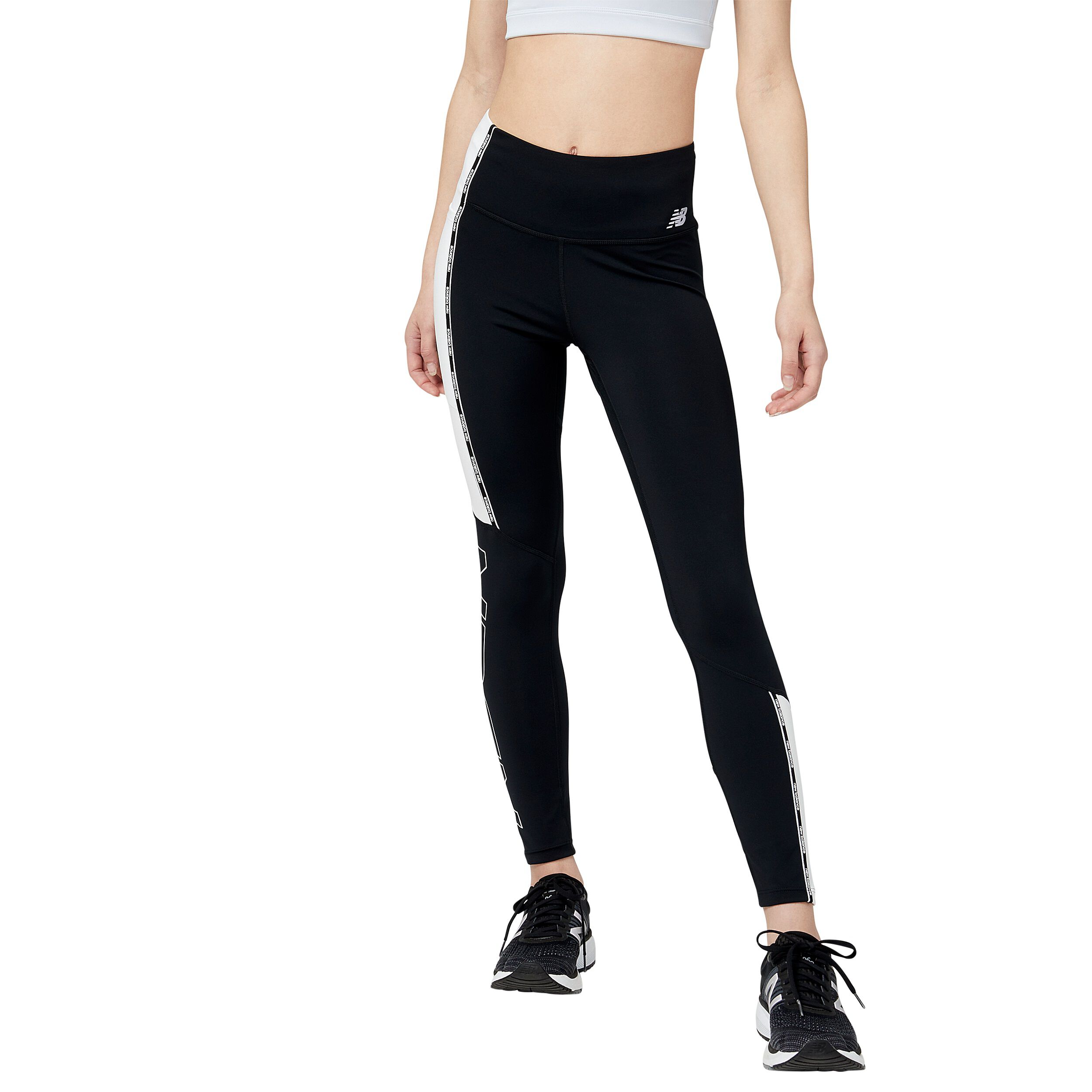 Accelerate Pacer 7/8 Tight Damen - Schwarz, Weiß
