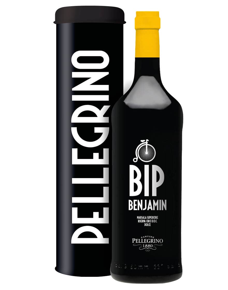 Marsala Riserva Superiore Oro Dolce DOC Bip Benjamin 2013 Pellegrino 0,75 ℓ, En Étui