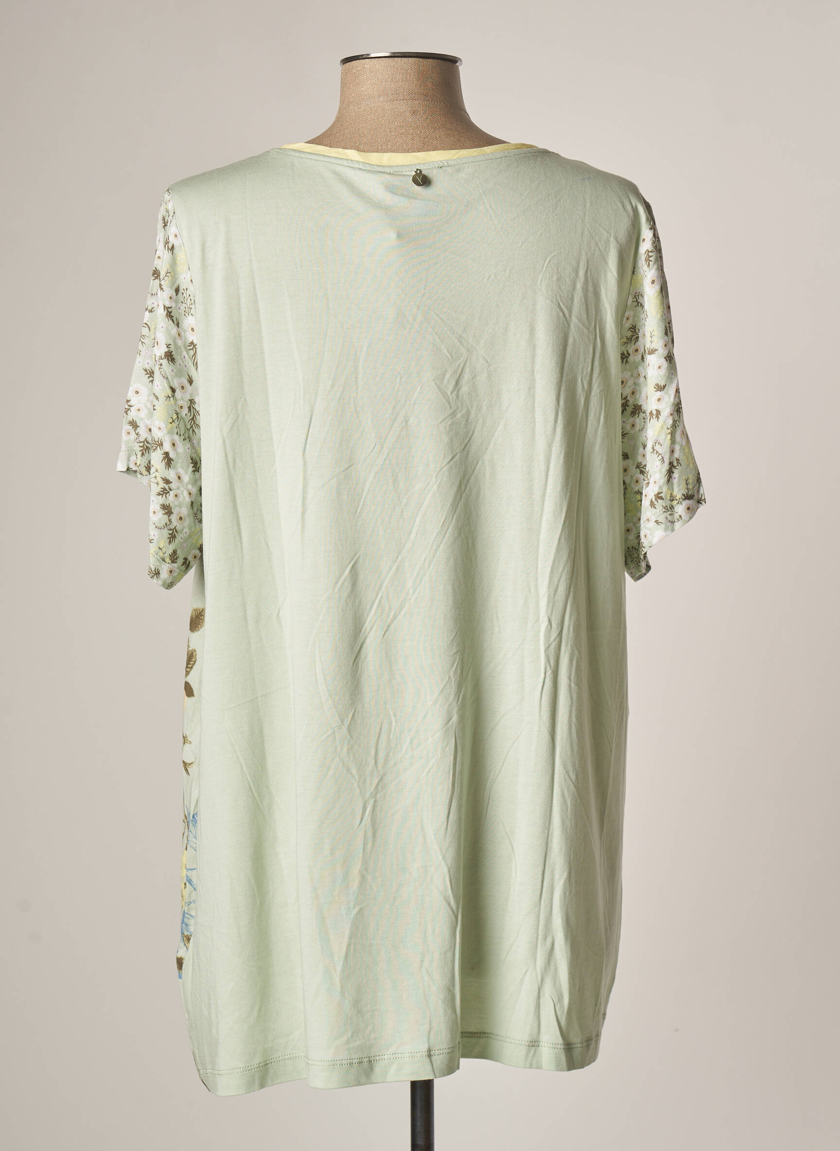 Yesta Tuniquemanchecourte Femme couleur vert
