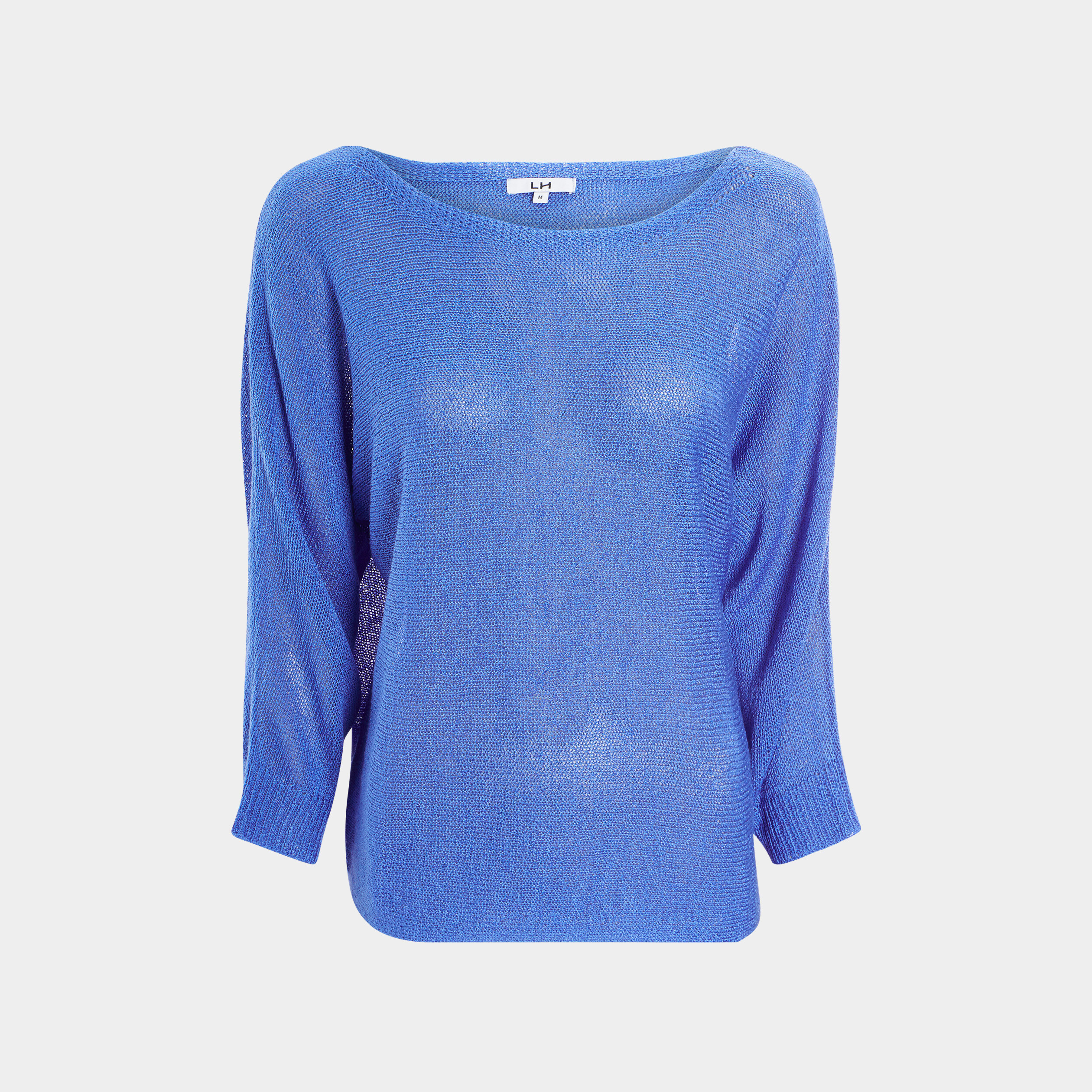 Pull manches longues bleu femme | La Halle