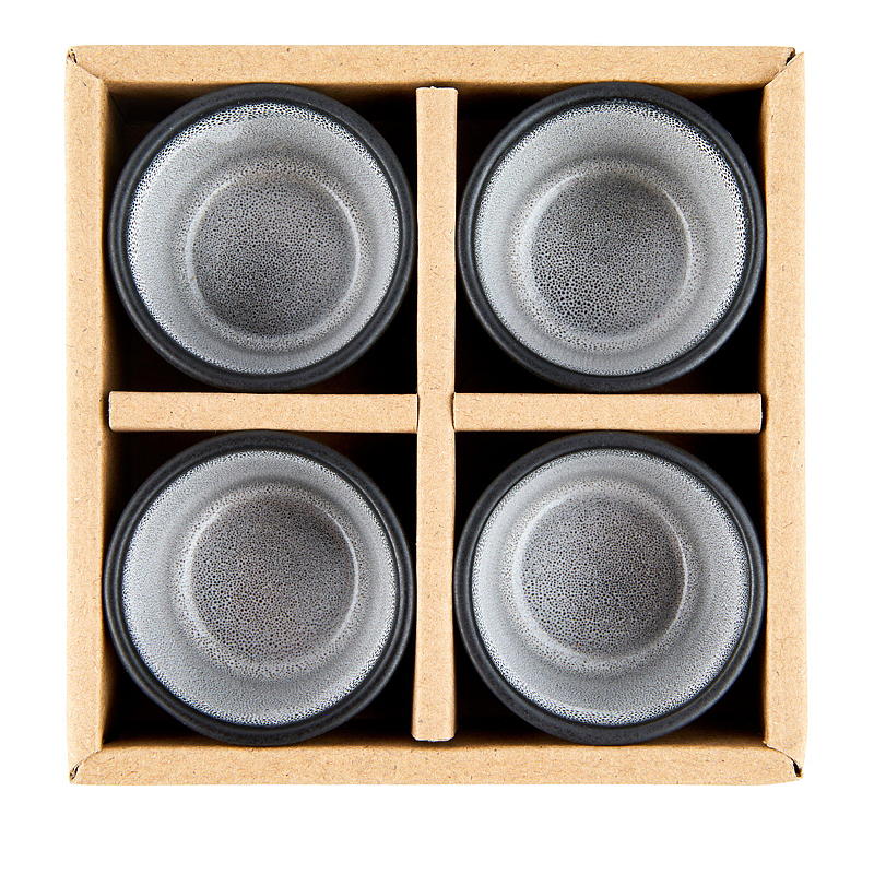 Cuisine Eggeglass Tind 4-pk grå