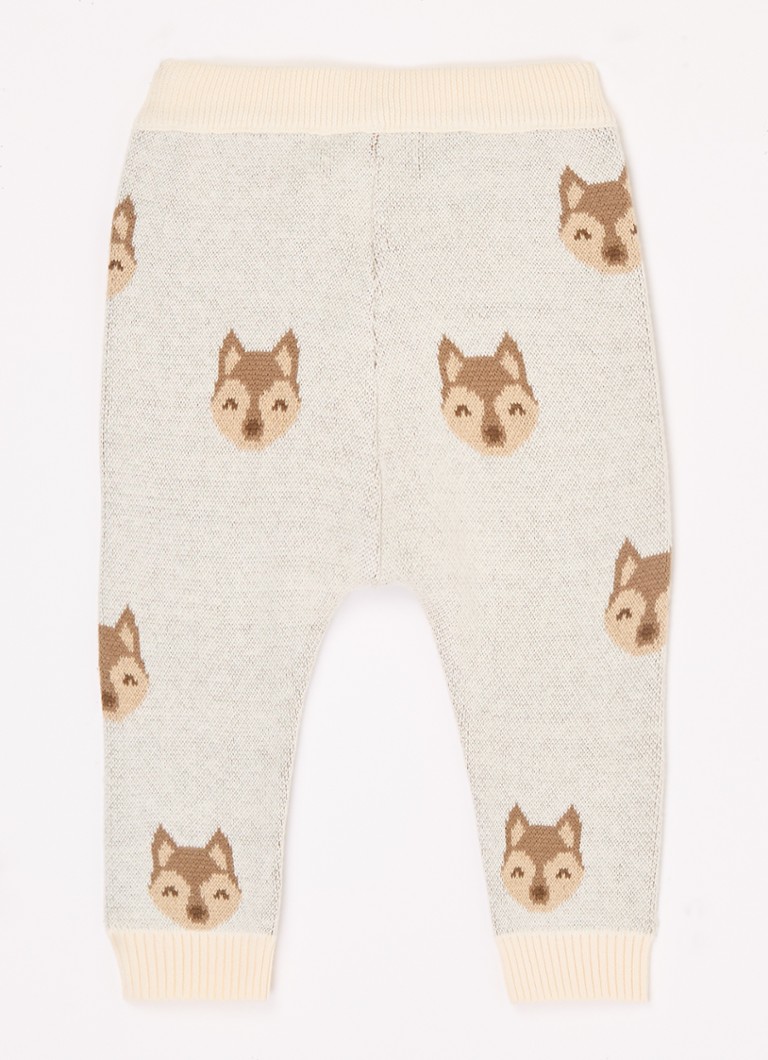 Pantaloni slim fit Lil' Atelier NBMLamoe din bumbac organic pentru bebeluși