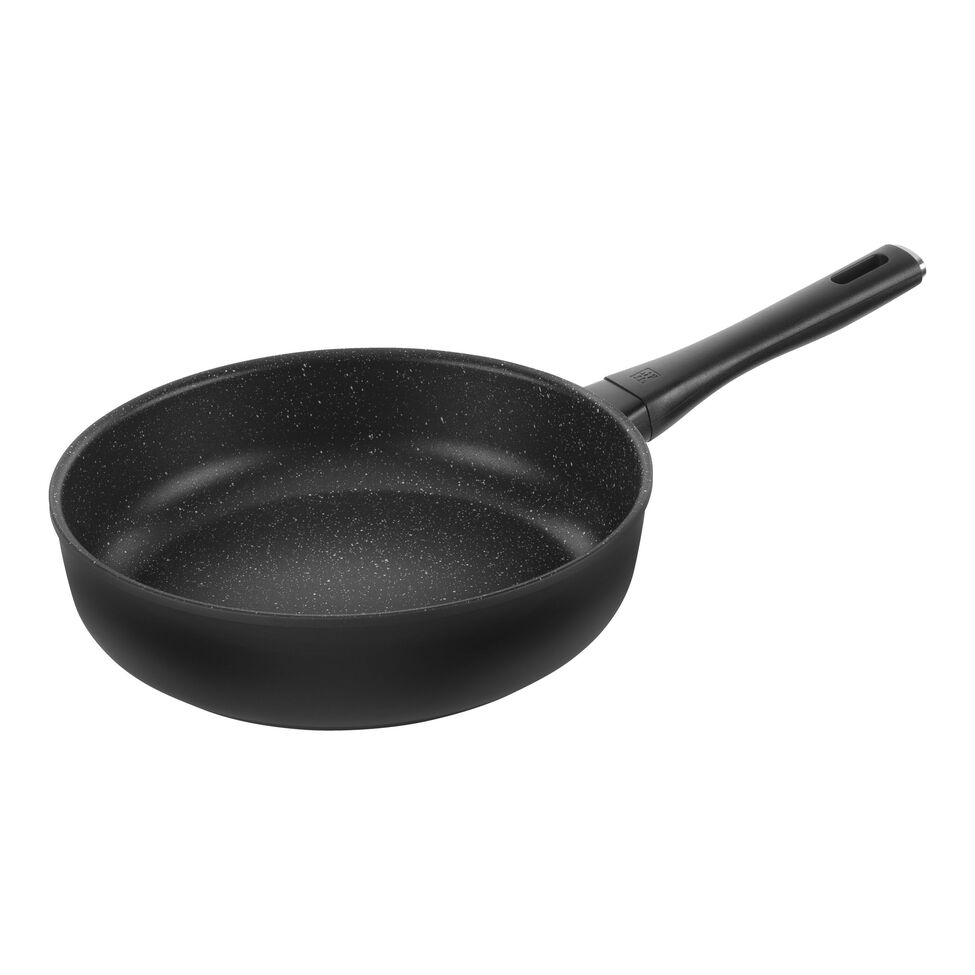 Bratpfanne hoch 28 cm, Aluminium, Schwarz