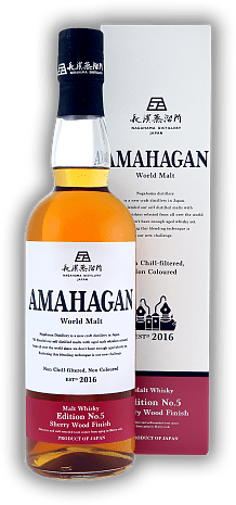 Amahagan Blended Malt World Malt Edition No. 5 Sherry Cask Finish 47% Amahagan Blended Malt World Malt Edition No. 5 Sherry Cask Finish 47%  0,7	 Liter - Vol 47%